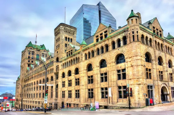 Gare Windsor, una estación de tren patrimonio en Montreal, Canadá — Foto de Stock