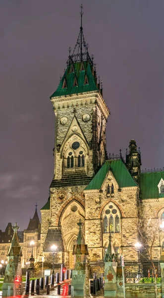 Bloku wschodniego Parlamentu w Ottawie, Kanada — Zdjęcie stockowe