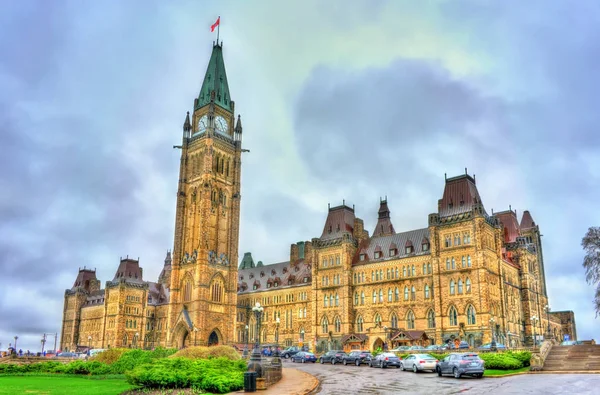 Edificio del Parlamento canadiense en Ottawa —  Fotos de Stock