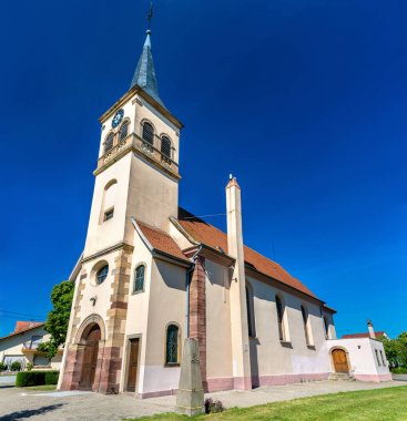 Aziz Peter ve Paul Kilisesi Plobsheim - Alsace, Fransa