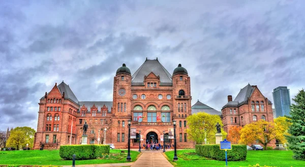 Edificio Legislativo de Ontario en Queens Park en Toronto, Canadá — Foto de Stock