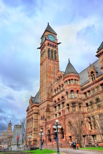 The Old City Hall, un edificio cívico románico y una corte en Toronto, Canadá —  Fotos de Stock