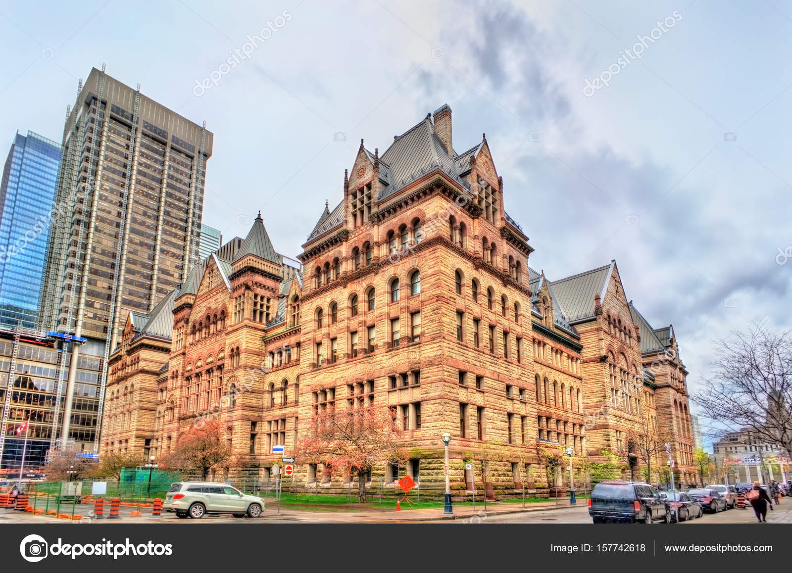 오래 된 시청, 로마네스크 시민 건물 및 토론토, 캐나다에서 코트 하우스 — 스톡 사진 © Leonid_Andronov  #157742618, image size:1600x1158