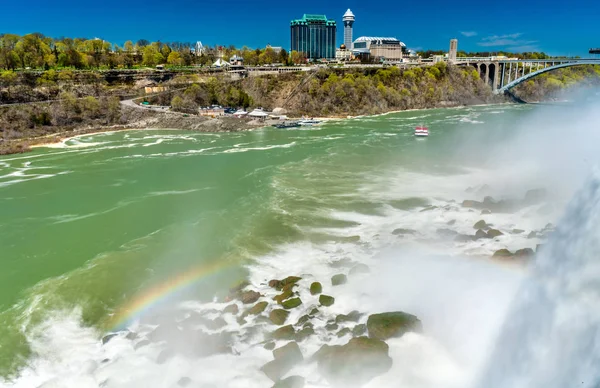 Air Terjun Amerika di Air Terjun Niagara - New York, Amerika Serikat — Stok Foto