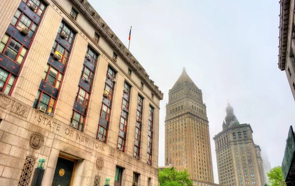 Edificio de oficinas estatales Louis J Lefkowitz en la ciudad de Nueva York — Foto de Stock