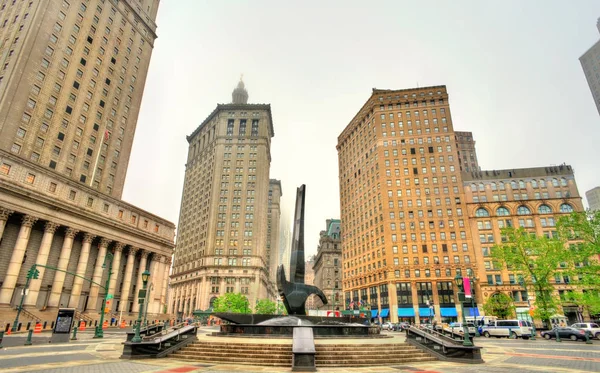 Foley Square en Manhattan, Nueva York — Foto de Stock