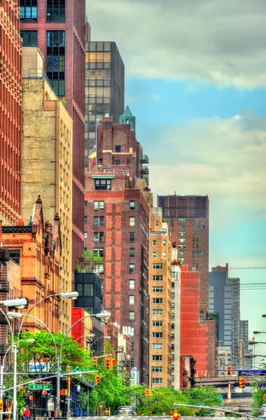 Edificios históricos en Manhattan, Nueva York — Foto de Stock