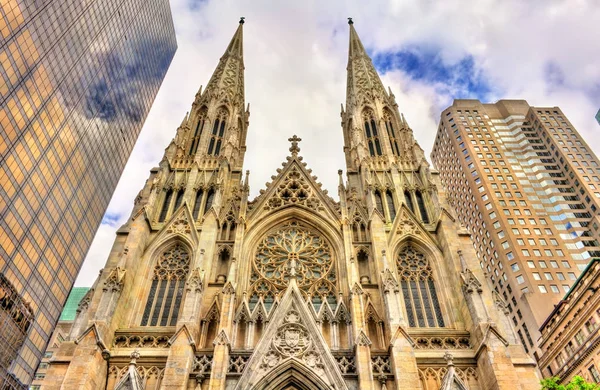 Die kathedrale des heiligen patrick in manhattan, new york city — Stockfoto