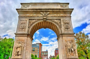 Washington Meydanı Arch, Manhattan, New York City'deki mermer bir zafer takı