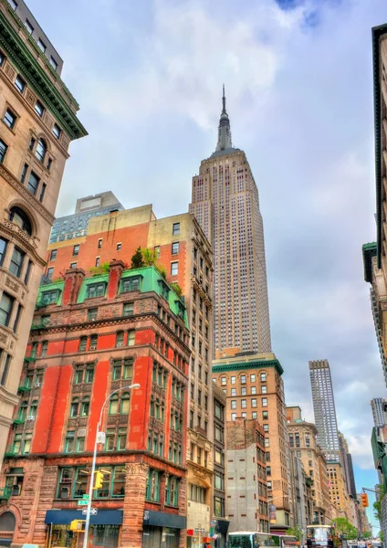 Empire State Building, el edificio más alto del mundo desde 1931 hasta 1970 — Foto de Stock