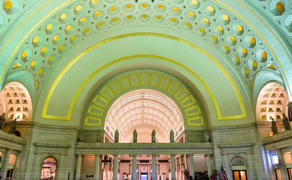 Lobby hall at Union Station in Washington DC, USA — Stock Photo, Image