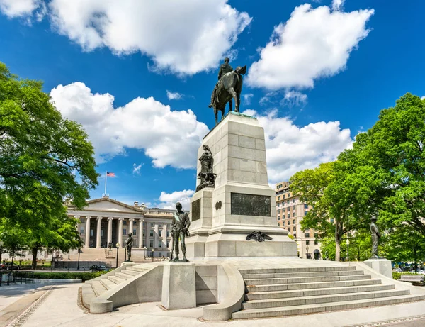 Γενικός William Tecumseh Sherman μνημείο της Ουάσιγκτον, D.C. — Φωτογραφία Αρχείου