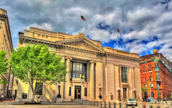 American Security and Trust Company Building, una oficina de banco neoclásica en Washington, D.C. . — Foto de Stock