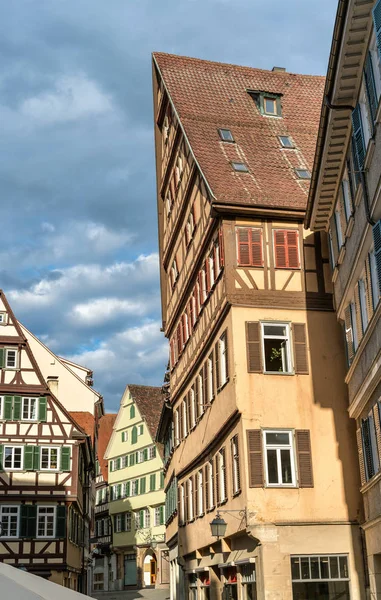 Typical half-timbered houses in Tubingen - Baden Wurttemberg, Germany — Stock Photo, Image