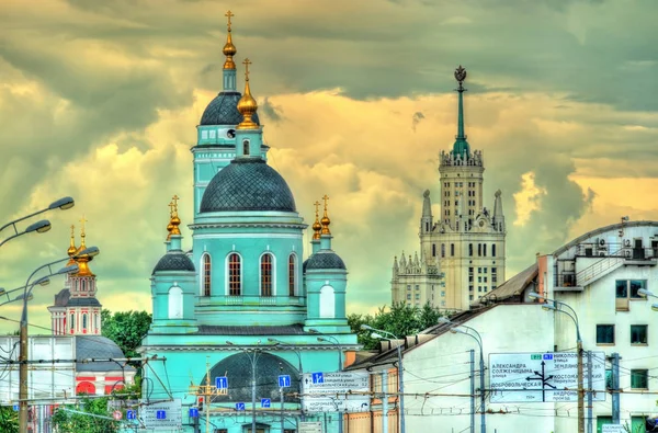 Церковь Сергия Радонежского на Рогожской слободе - Москва, Россия — стоковое фото