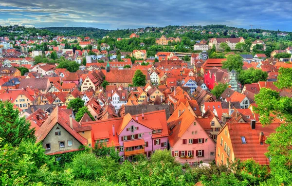 Panorama del centro histórico de Tubingen, Baden Wurttemberg, Alemania —  Fotos de Stock