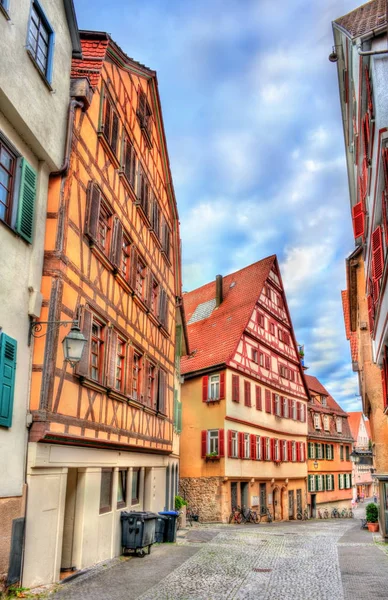 Tipik evleri Tubingen - Baden Wurttemberg, Almanya