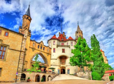 Sigmaringen Castle Baden Wurttemberg, Almanya'da görünümünü