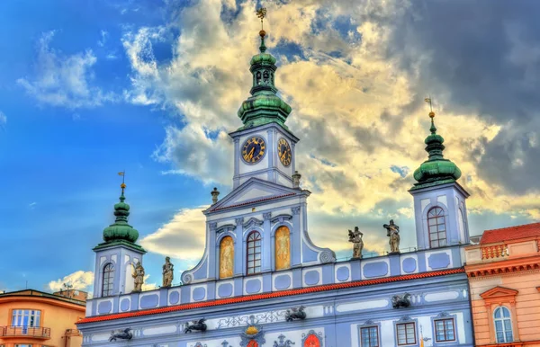 Stadhuis van Ceske Budejovice in Tsjechië — Stockfoto