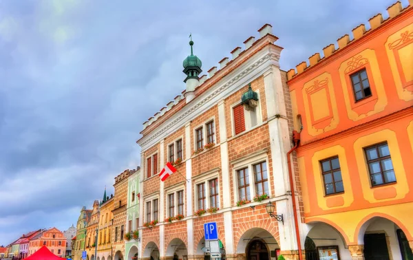 The town hall of Telc, Czech Republic — Stock Photo, Image