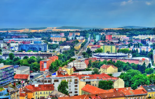 Skyline of Brno, Чешская Республика — стоковое фото