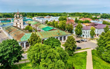 Rostov, Yaroslavl Oblastı Rusya'nın Gostiny dvor görünümünü