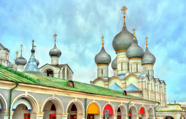Catedral de la Asunción en Rostov Veliky, Yaroslavl Oblast de Rusia —  Fotos de Stock
