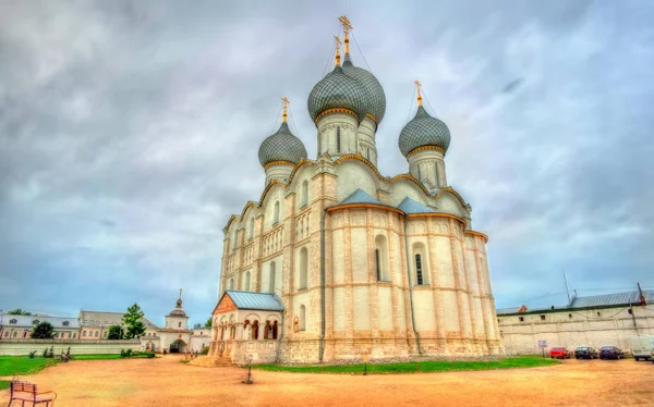 Mariä-Himmelfahrt-Kathedrale in Rostow am Don, Oblast Jaroslawl — Stockfoto