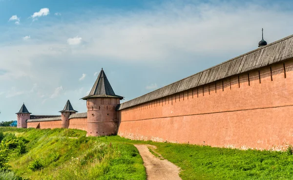Zbawiciela Klasztor St. Eutymiusz w Suzdal, wpisanego na listę światowego dziedzictwa UNESCO w Rosji — Zdjęcie stockowe