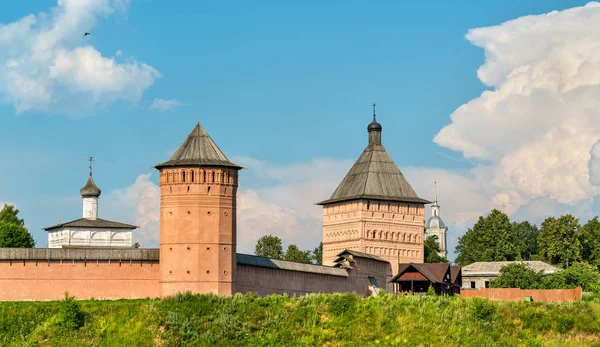 The Saviour Monastery of St. Euthymius in Suzdal, a UNESCO world heritage site in Russia — Stock Photo, Image