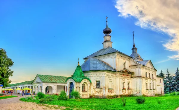 Die Kirche des Heiligen Kreuzes der Heiligen Nikolaus in Susdal, Russland — Stockfoto