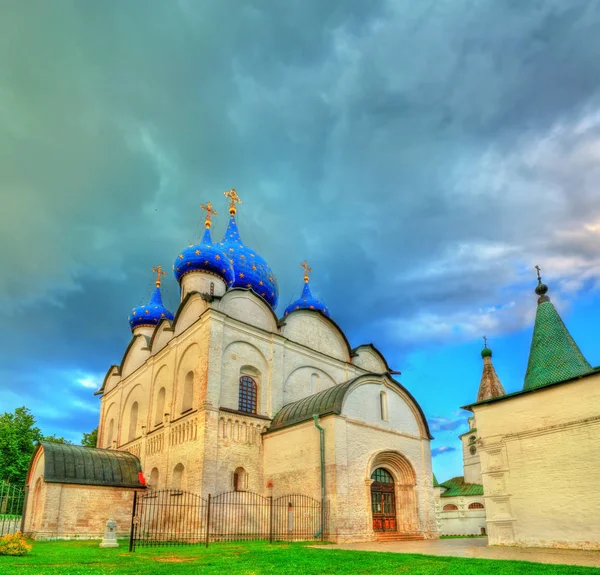在苏兹达尔，克里姆林宫，俄罗斯圣像诞生大教堂 — 图库照片