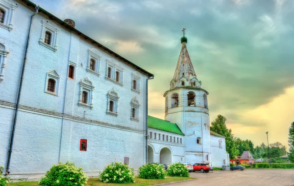 Vue du Kremlin à Suzdal, site classé au patrimoine mondial de l'UNESCO en Russie — Photo