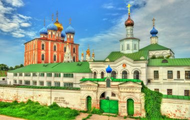 Ryazan Kremlin Rusya'da görünümünü