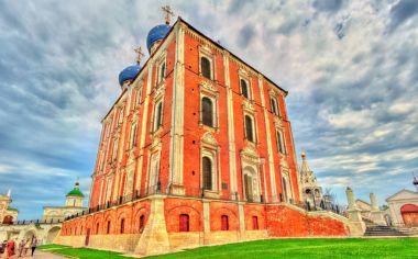 Ryazan Kremlin'in Rusya'da varsayım Katedrali