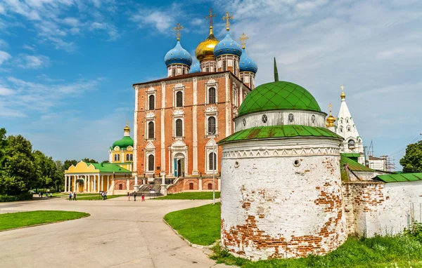 Sobór Zaśnięcia Ryazan Kreml w Rosji — Zdjęcie stockowe