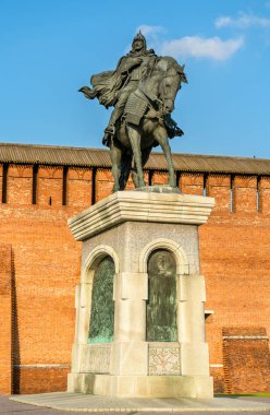 Kolomna, Moscow Region, Rusya Dmitry Donskoy binicilik anıt