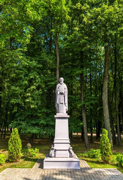 Standbeeld van Sergius van Radonezh in Ryazan, Rusland — Stockfoto