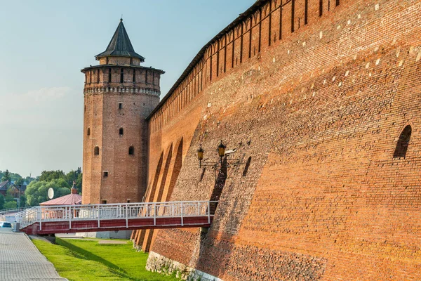Defensive walls of the Kremlin in Kolomna, Russia — Stock Photo, Image
