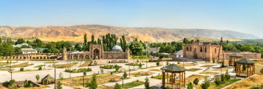 Görünümü Nav Hisor kale, Tacikistan üzerinden ve medreseler Kuhna