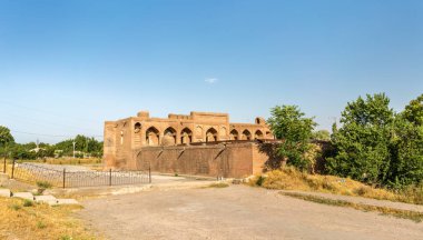 Medrese Kuhna Hisor kale, Tacikistan yakınındaki görünümünü