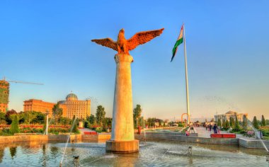 Ulusal bayrak Park Duşanbe, Tacikistan