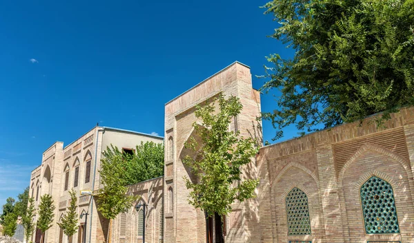 Traditionele huizen in het oude centrum van Buchara, Oezbekistan — Stockfoto