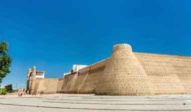 Buhara, Özbekistan'a Ark Kalesi görünümünü