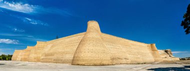 Buhara, Özbekistan'a Ark Kalesi görünümünü