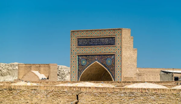 Edificios en la ciudad medieval de Bujará, Uzbekistán — Foto de Stock