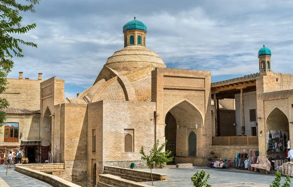 Toki Sarrafon handel Dome i Bukhara, Uzbekistan — Stockfoto