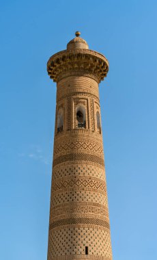 Sayid Niaz Sheliker minaresi, Itchan Kala - Hiva, Özbekistan.