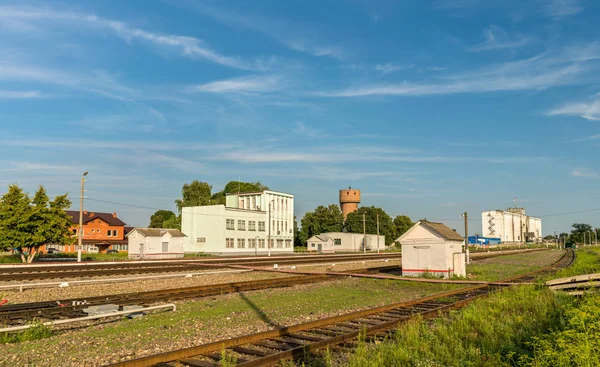 Dmitriyev-Lgovsky, una stazione ferroviaria nella regione di Kursk in Russia — Foto Stock