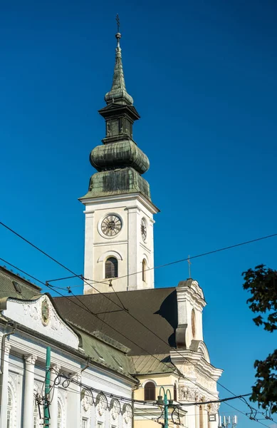 Catedral de San Juan Bautista en Presov, Eslovaquia — Foto de Stock